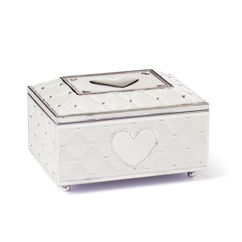 metal jewelry box music box|lenox jewelry box.